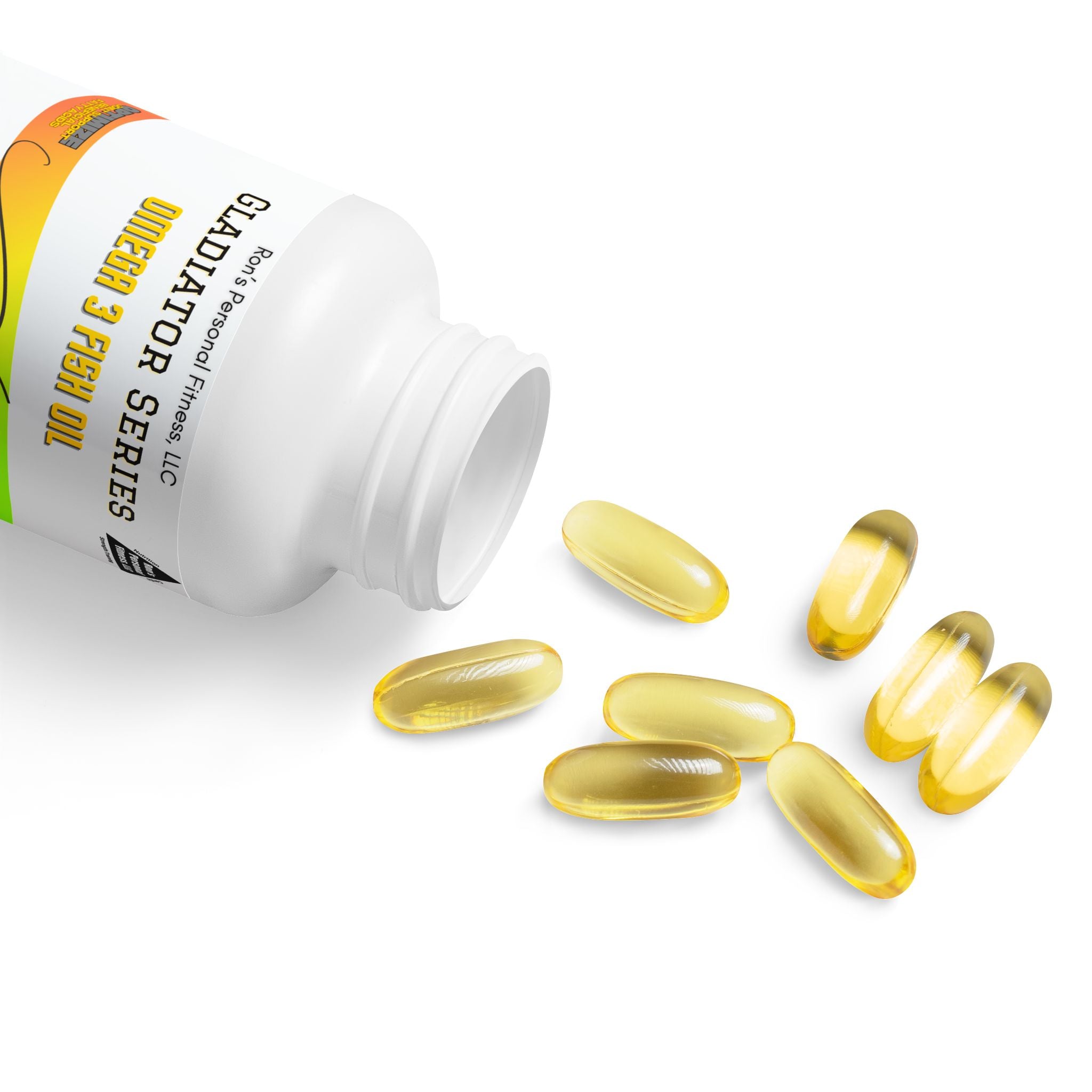 Gladiator Series Omega 3 Fish Oil Supplement (60 Softgels)