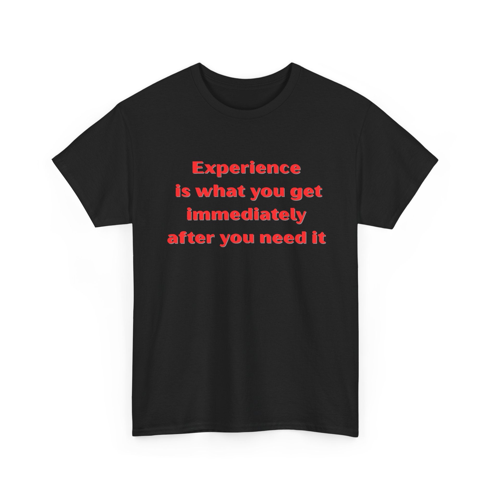 Experience Heavy Cotton Tee - Motivational Unisex T-Shirt