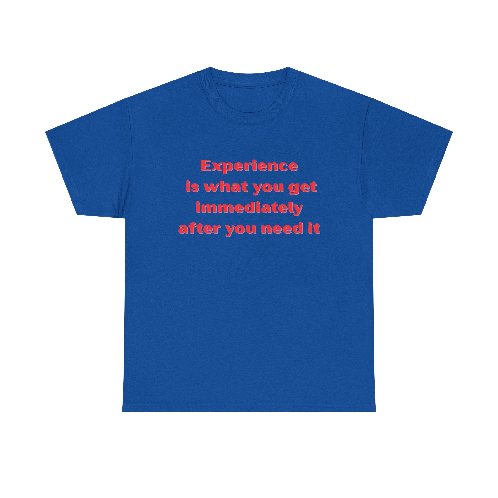 Experience Heavy Cotton Tee - Motivational Unisex T-Shirt