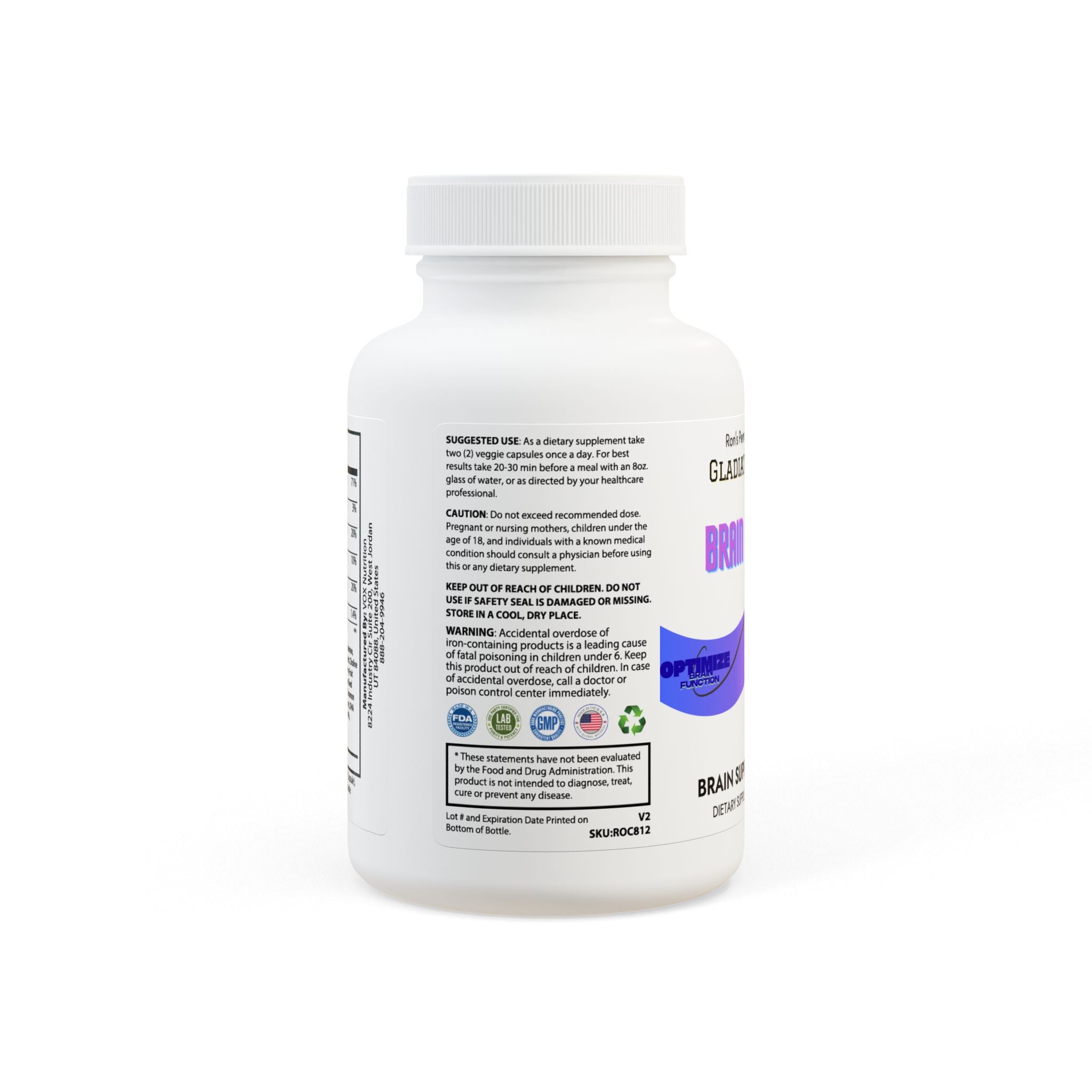 Brain Support Complex Supplement (60 Capsules)