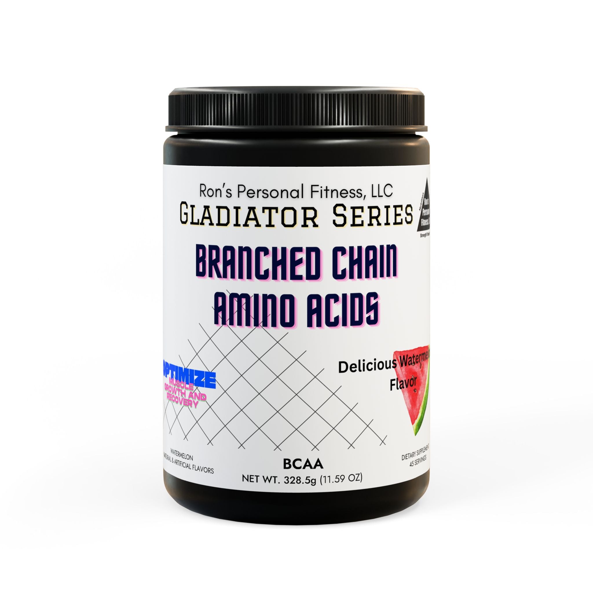 Gladiator Series BCAA Supplement, Watermelon (325g, 11.46oz, 45 servings)