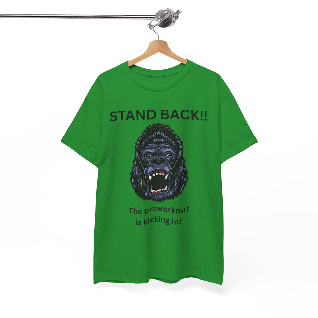 Unisex Motivational Workout Tee, Stand Back Gorilla Graphic T-Shirt, Fitness Gift, Gym Humor Apparel, Workout Motivation Shirt, [...]