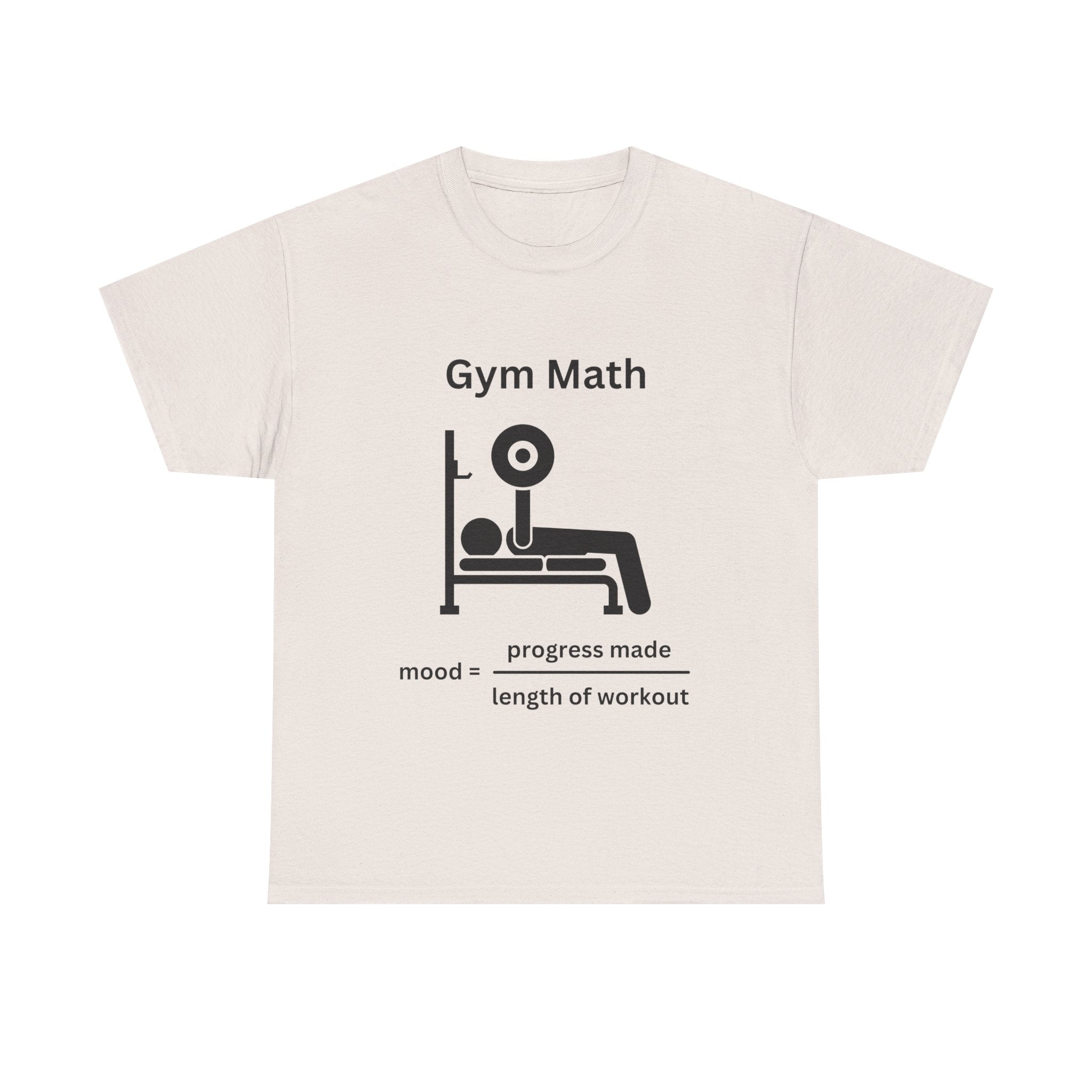 Funny Gym Math Unisex Heavy Cotton Tee