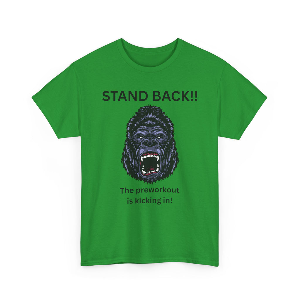 Unisex Motivational Workout Tee, Stand Back Gorilla Graphic T-Shirt, Fitness Gift, Gym Humor Apparel, Workout Motivation Shirt, [...]