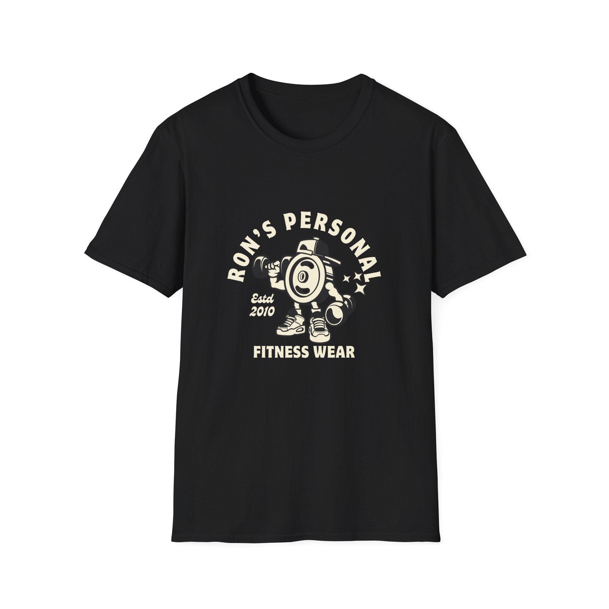 Ron's personal fitness gear vintage style Unisex Softstyle T-Shirt