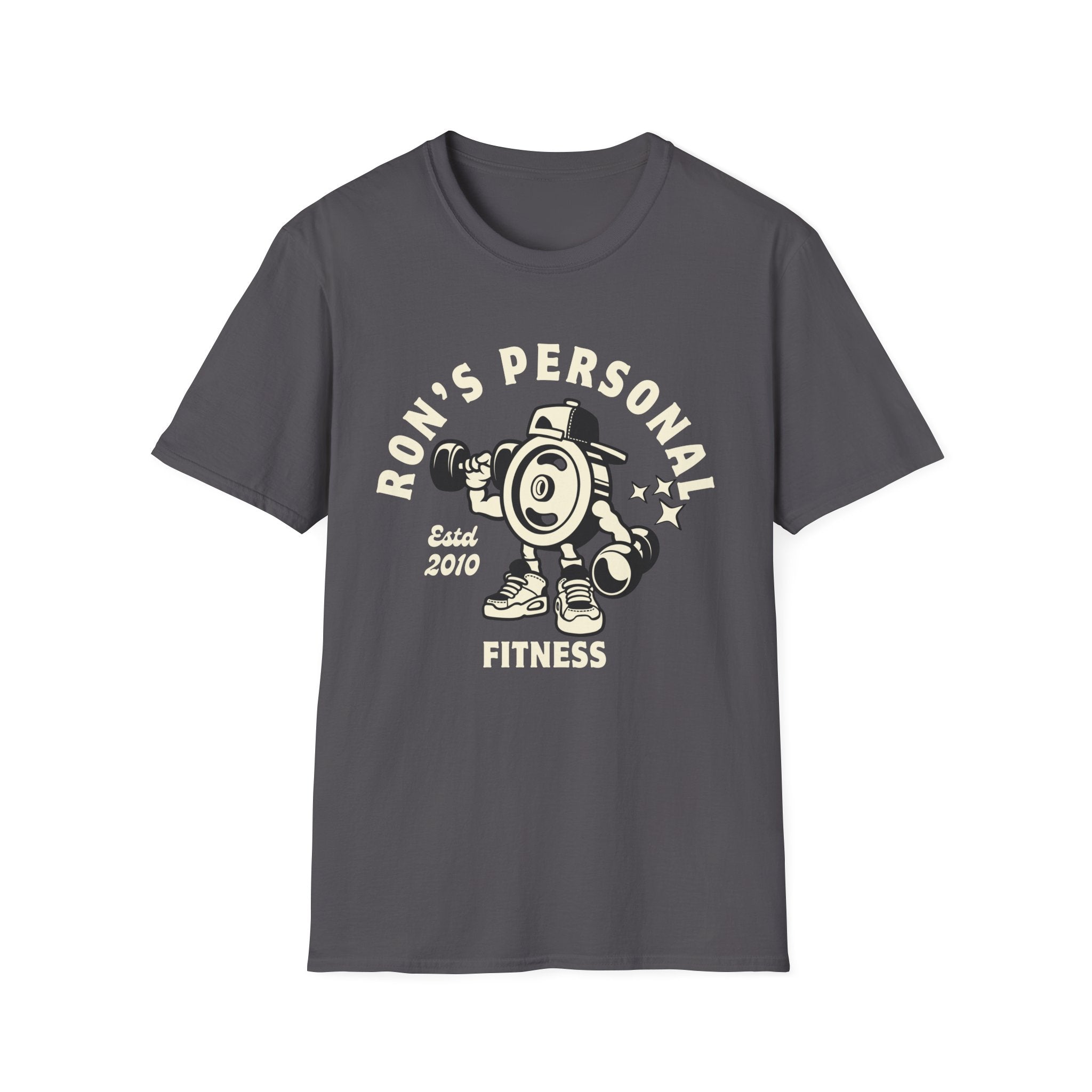 Ron's personal fitness gear vintage style Unisex Softstyle T-Shirt