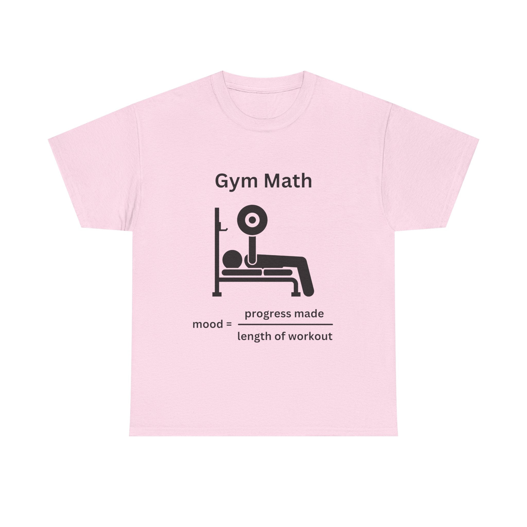 Funny Gym Math Unisex Heavy Cotton Tee