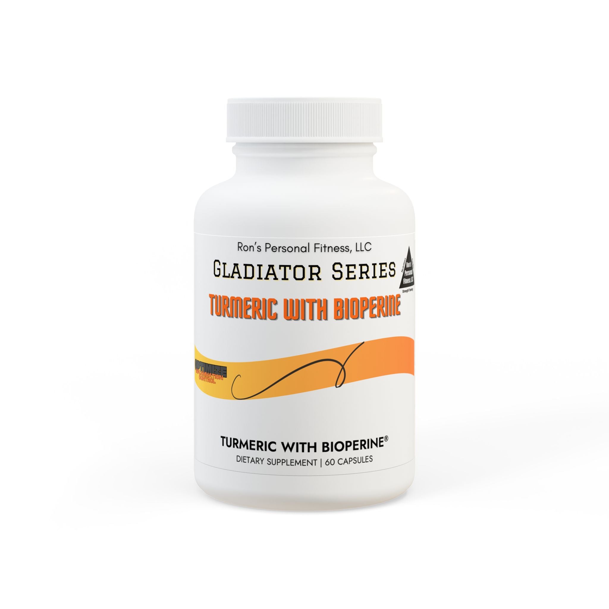 Turmeric with BioPerine® (Black Pepper Fruit Extract) Supplement (60 Capsules)