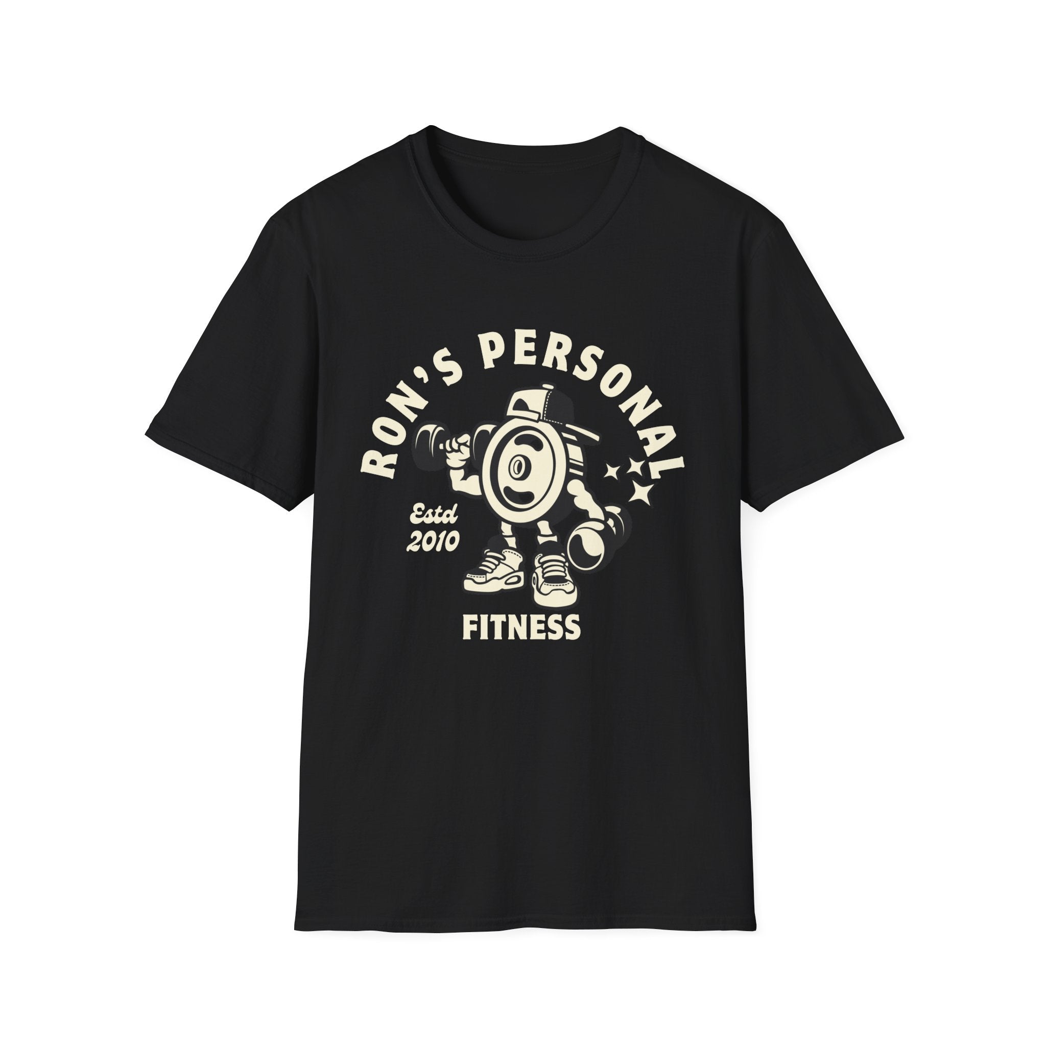 Ron's personal fitness gear vintage style Unisex Softstyle T-Shirt
