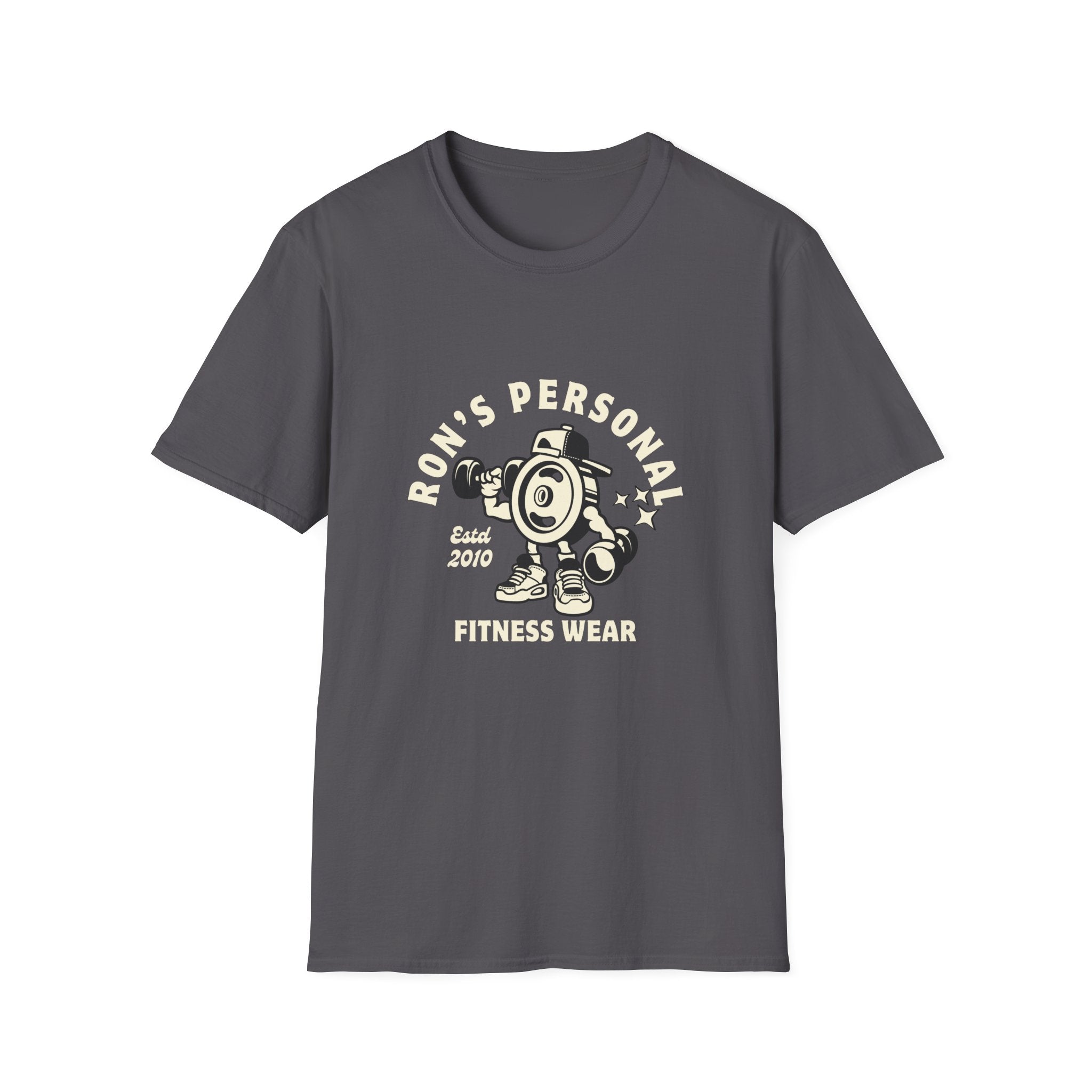 Ron's personal fitness gear vintage style Unisex Softstyle T-Shirt