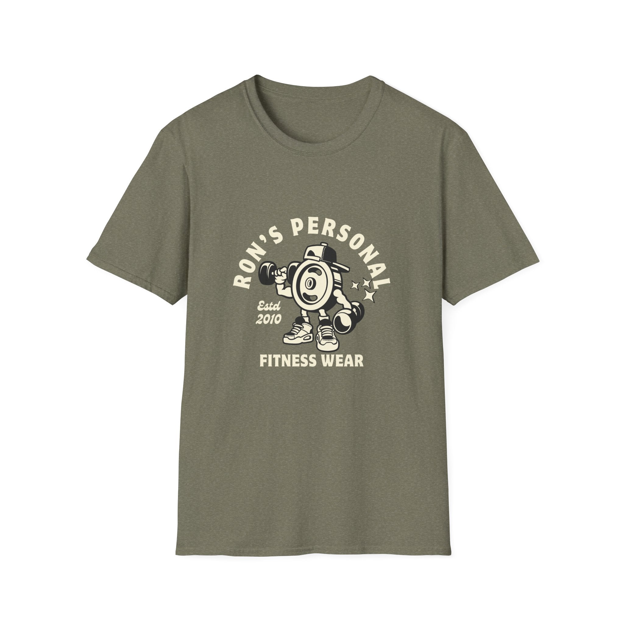 Ron's personal fitness gear vintage style Unisex Softstyle T-Shirt