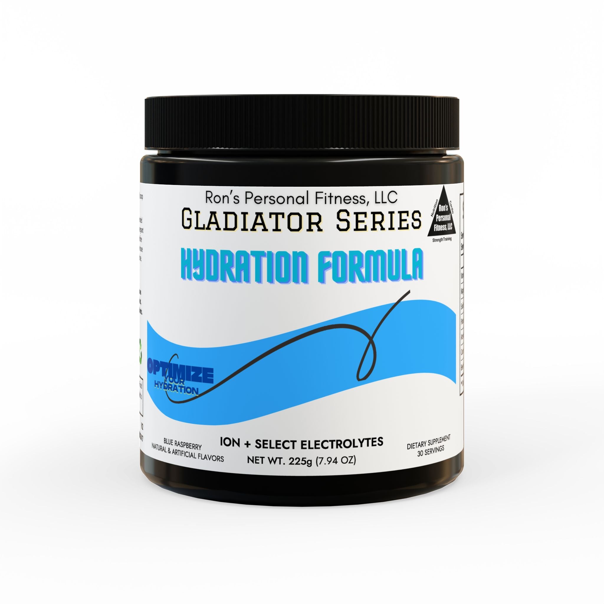 Gladiator Series Hydration ION + Select Electrolyte Supplement (225g, 7.9oz)