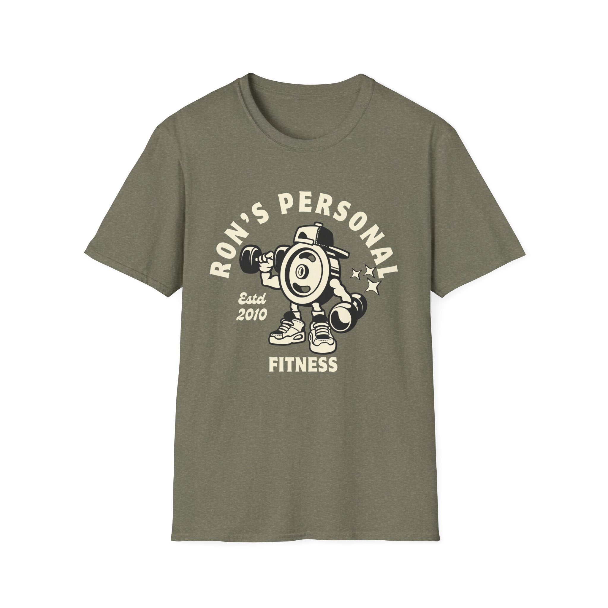 Ron's personal fitness gear vintage style Unisex Softstyle T-Shirt