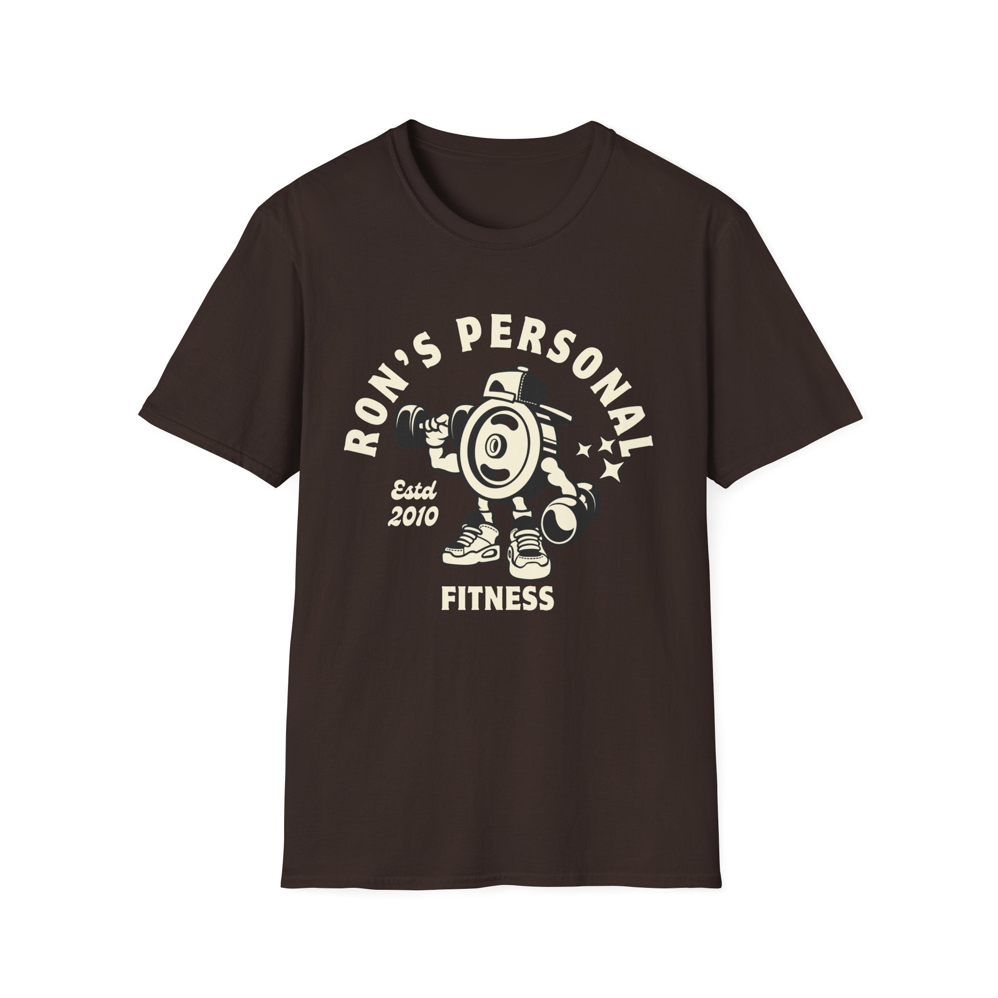 Ron's personal fitness gear vintage style Unisex Softstyle T-Shirt