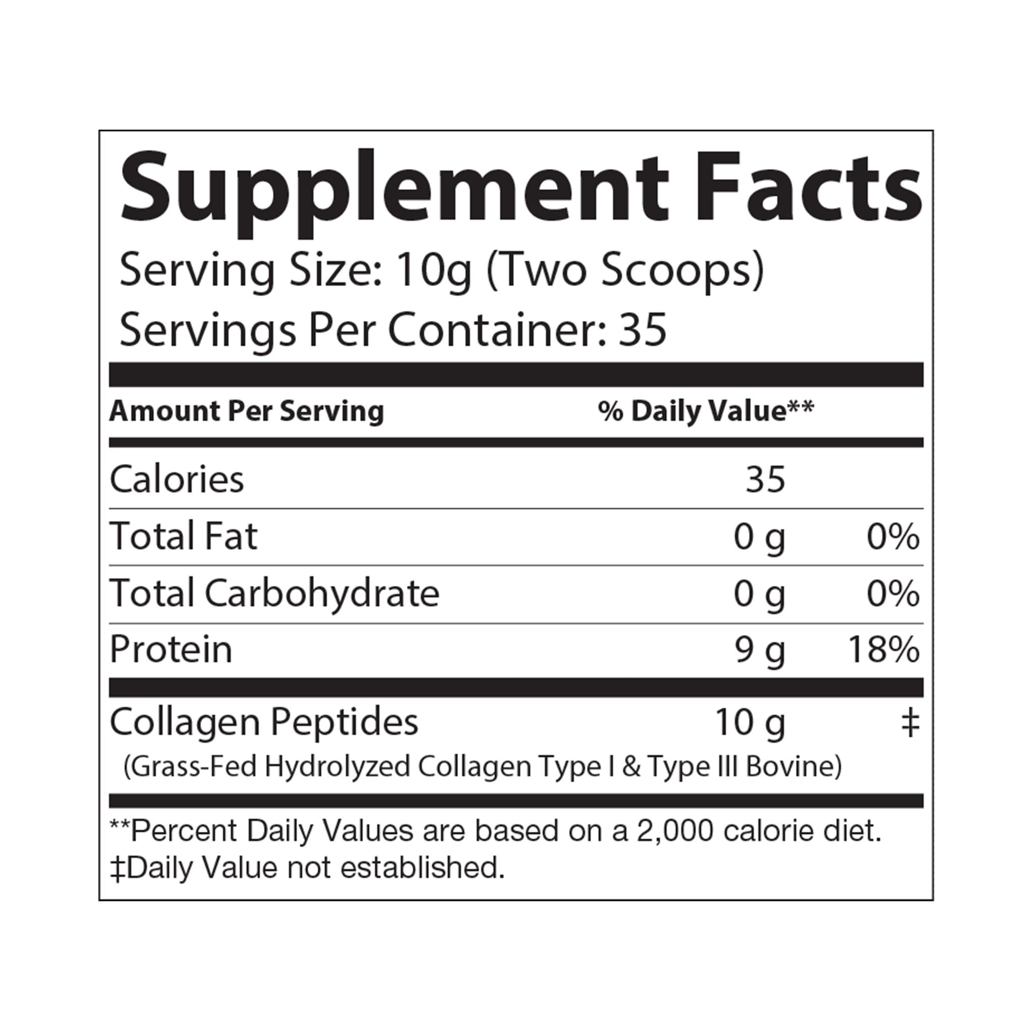 Gladiator Series Collagen Peptides Type I & III Supplement (350g, 12.3oz)