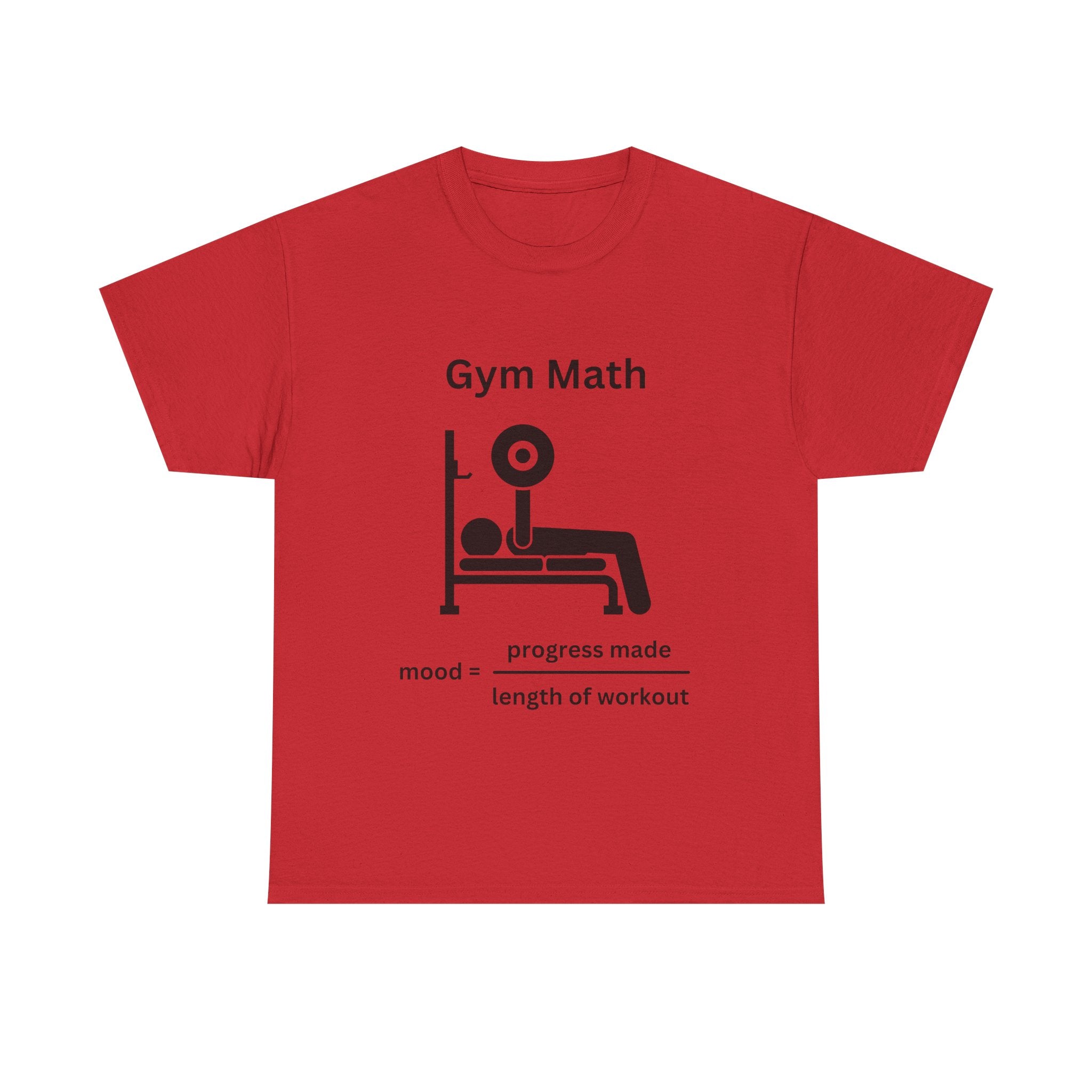 Funny Gym Math Unisex Heavy Cotton Tee