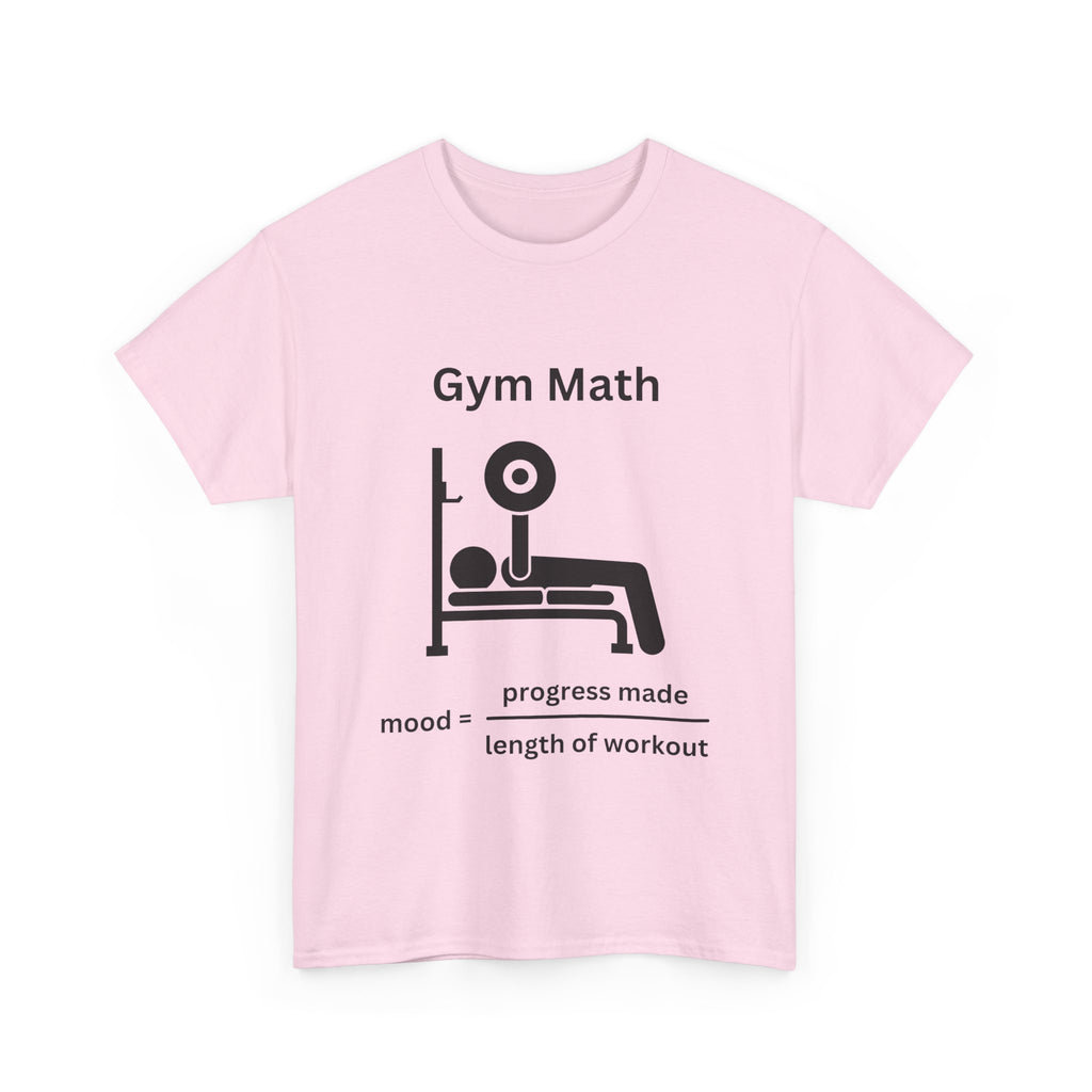 Funny Gym Math Unisex Heavy Cotton Tee