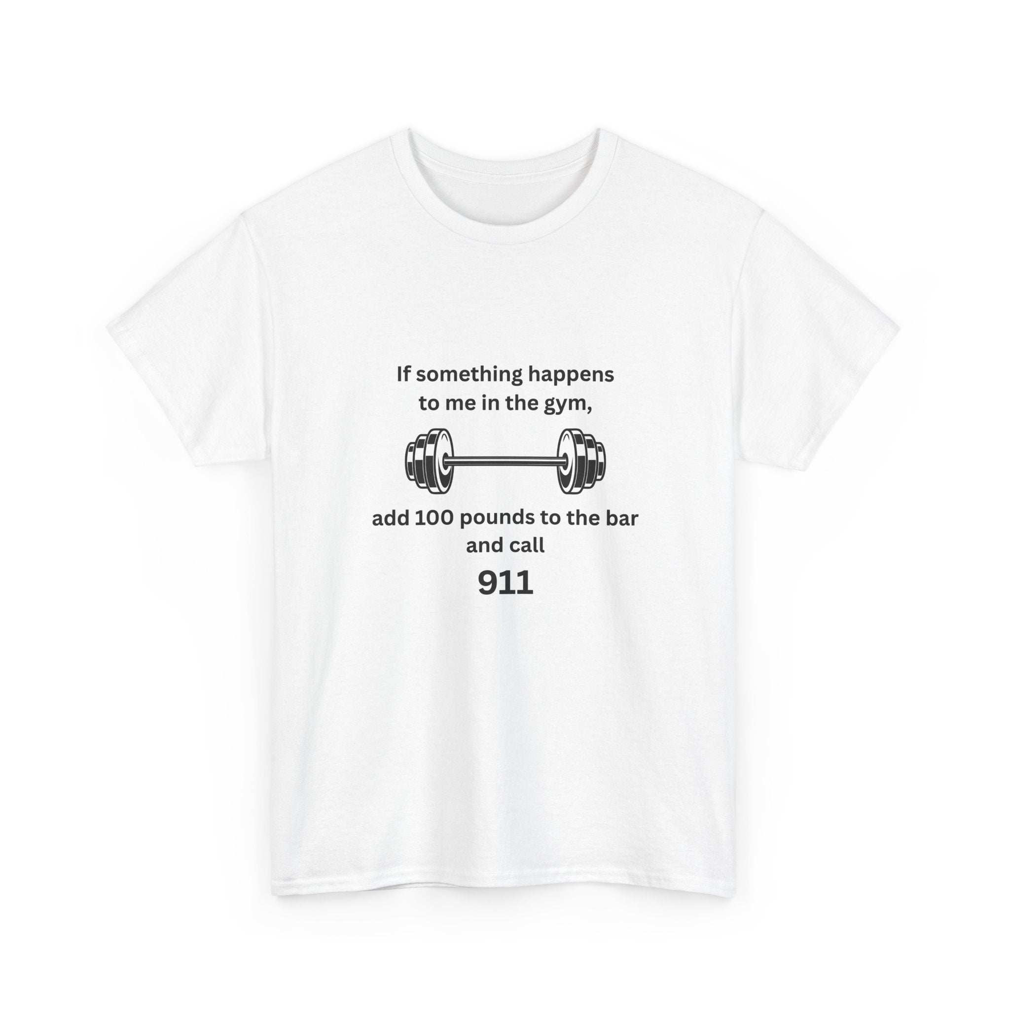 Gym Humor Tee, Funny Workout Shirt, Fitness Gift for Him, Unisex Cotton Tee, Great for Gym Lovers