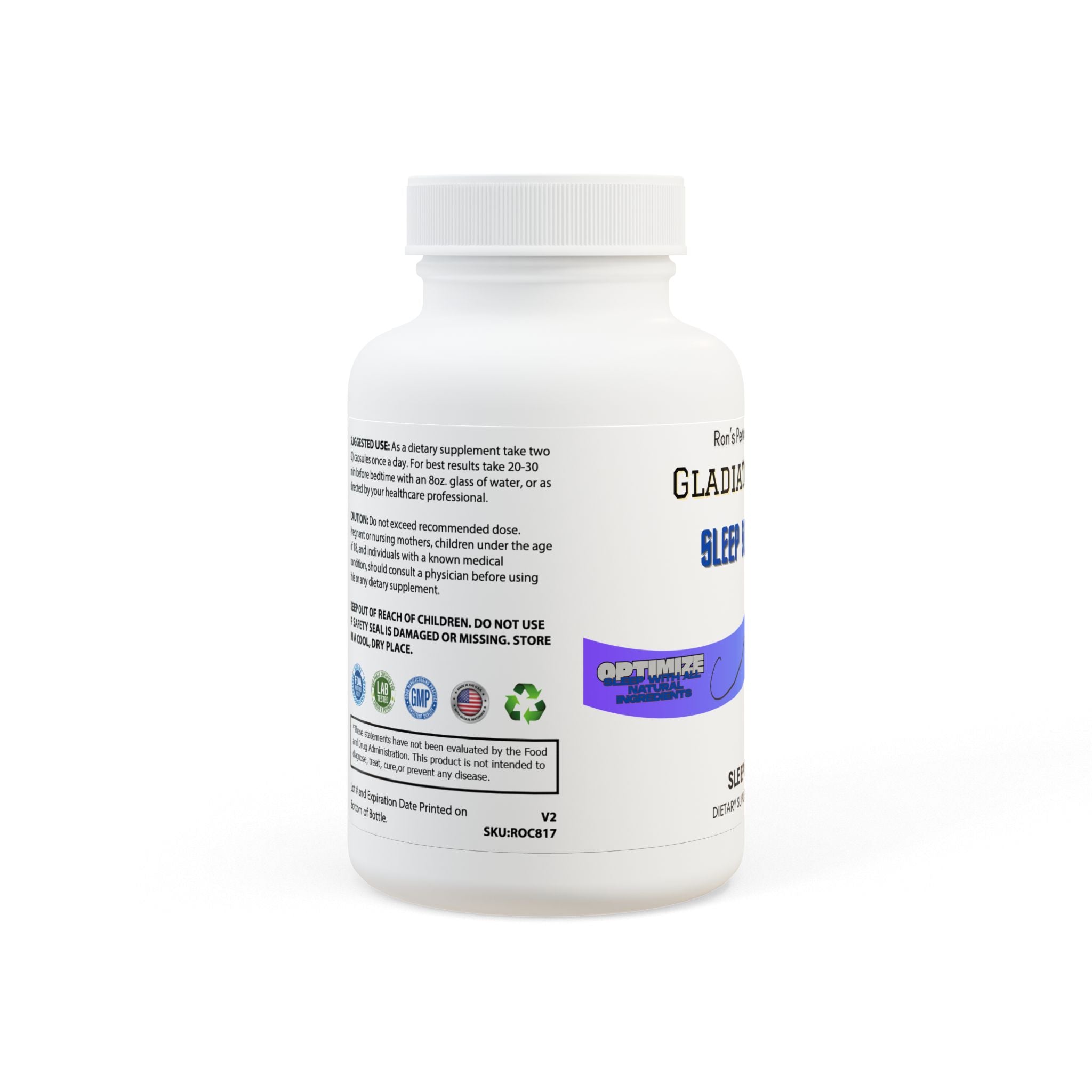 Gladiator Series Sleep Supplement (60 Capsules)