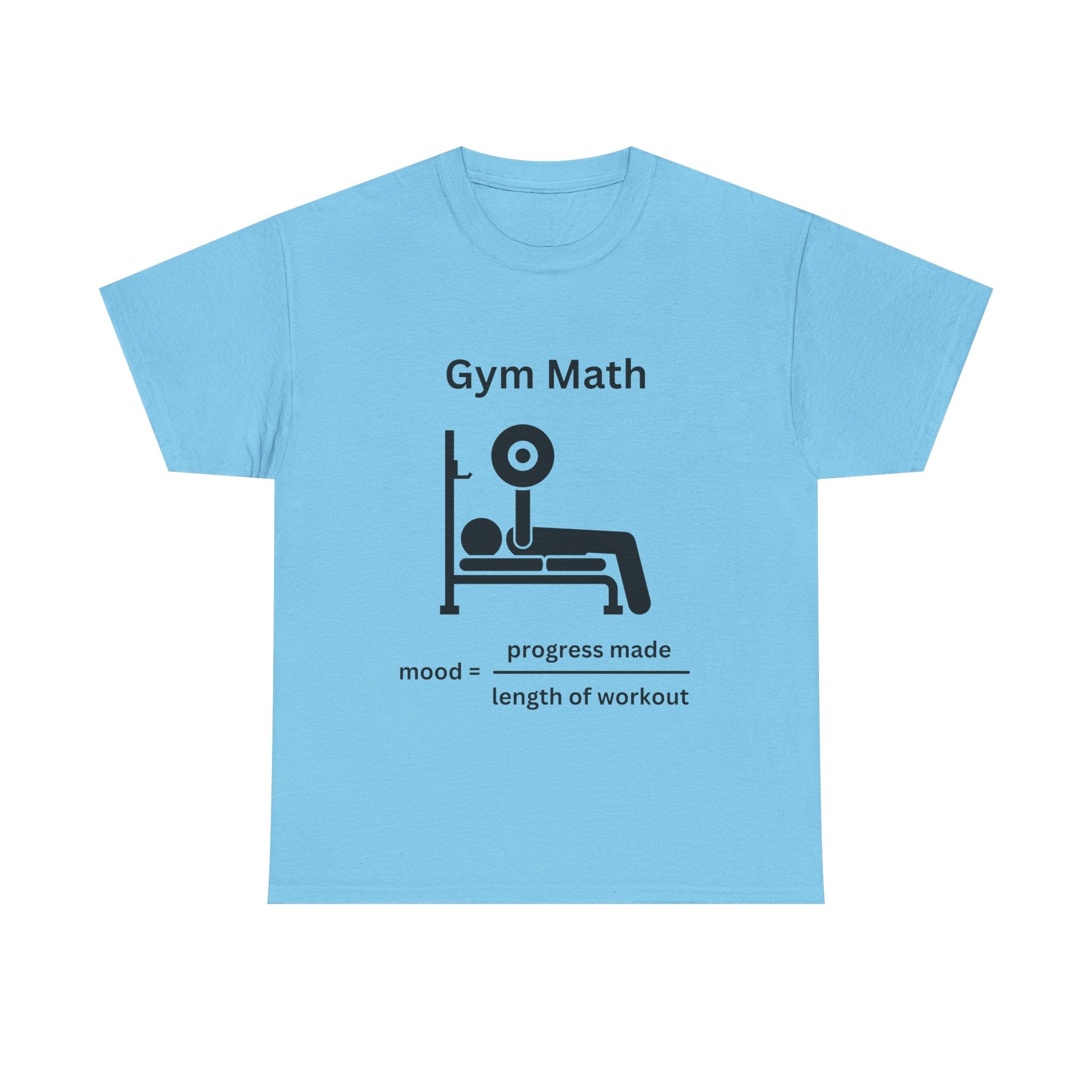 Funny Gym Math Unisex Heavy Cotton Tee