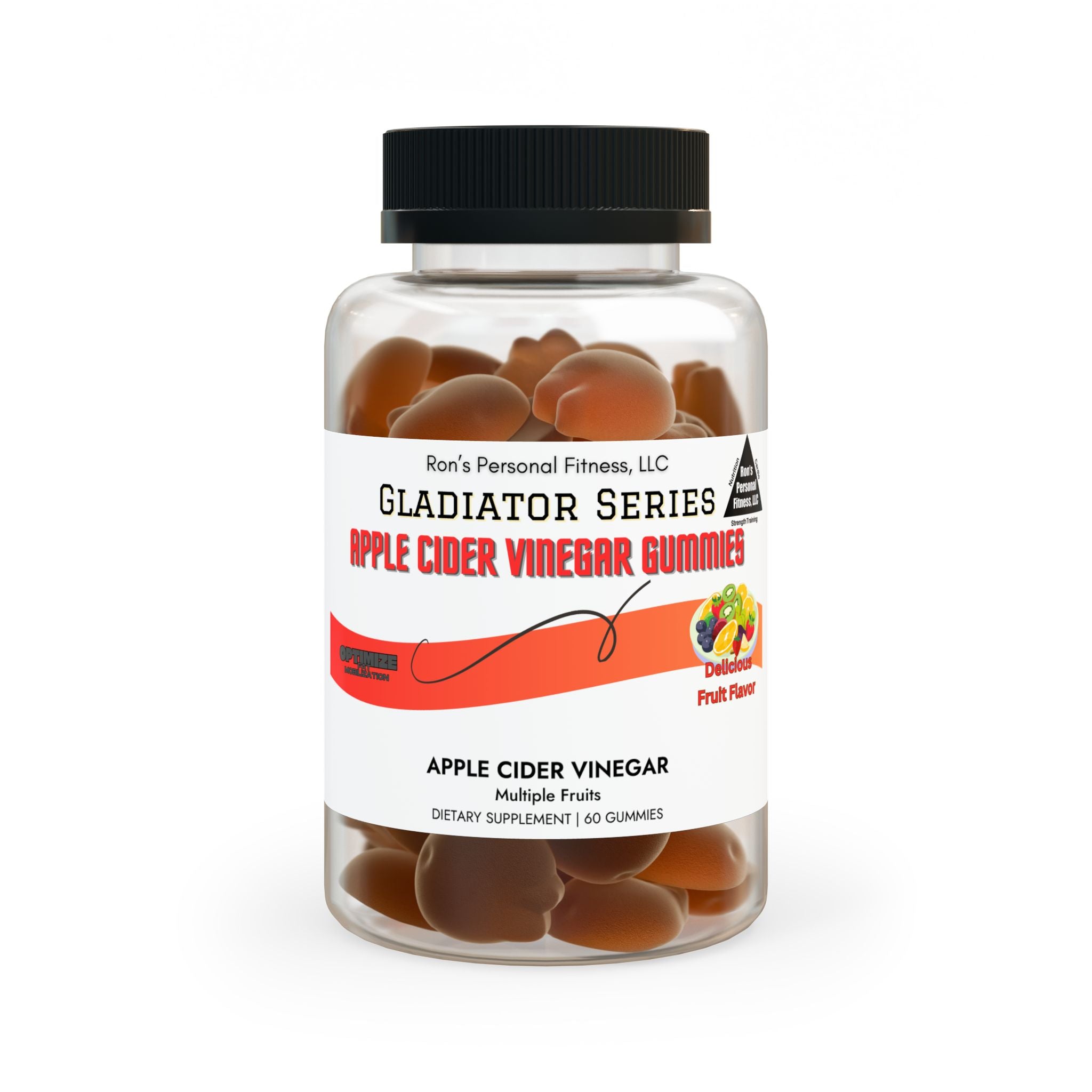 Gladiator Series Apple Cider Vinegar Gummies (60 Gummies)