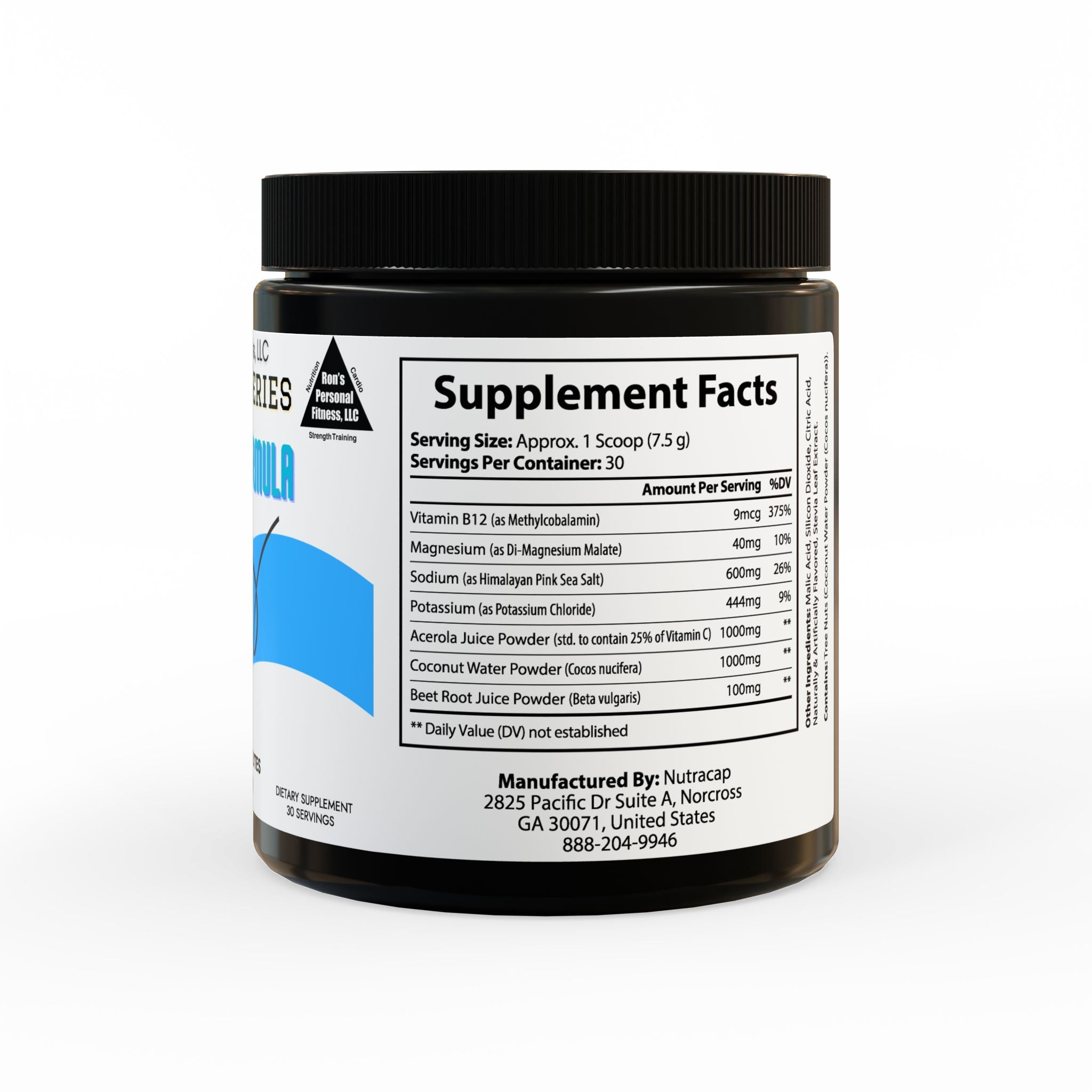 Gladiator Series Hydration ION + Select Electrolyte Supplement (225g, 7.9oz)