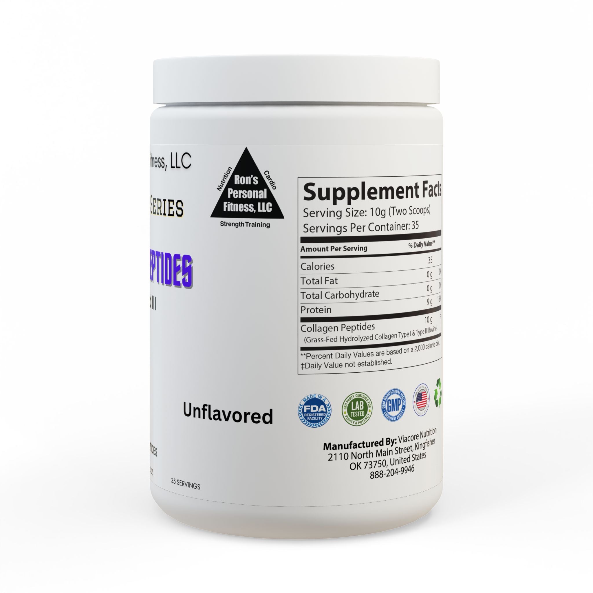 Gladiator Series Collagen Peptides Type I & III Supplement (350g, 12.3oz)